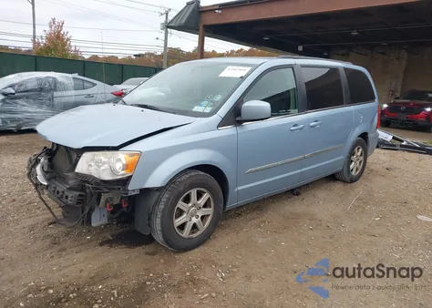 2012 Chrysler Town & Country Touring z USA, uszkodzony, nr VIN 2C4RC1BG6CR383029